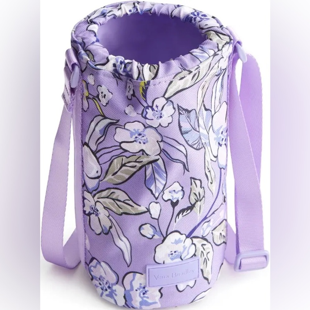 Vera Bradley Purple Floral Women water bottle holder and a organizer